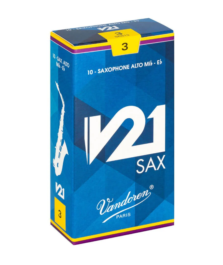 Vandoren V21 - Alto Saxophone Reeds - Box of 10