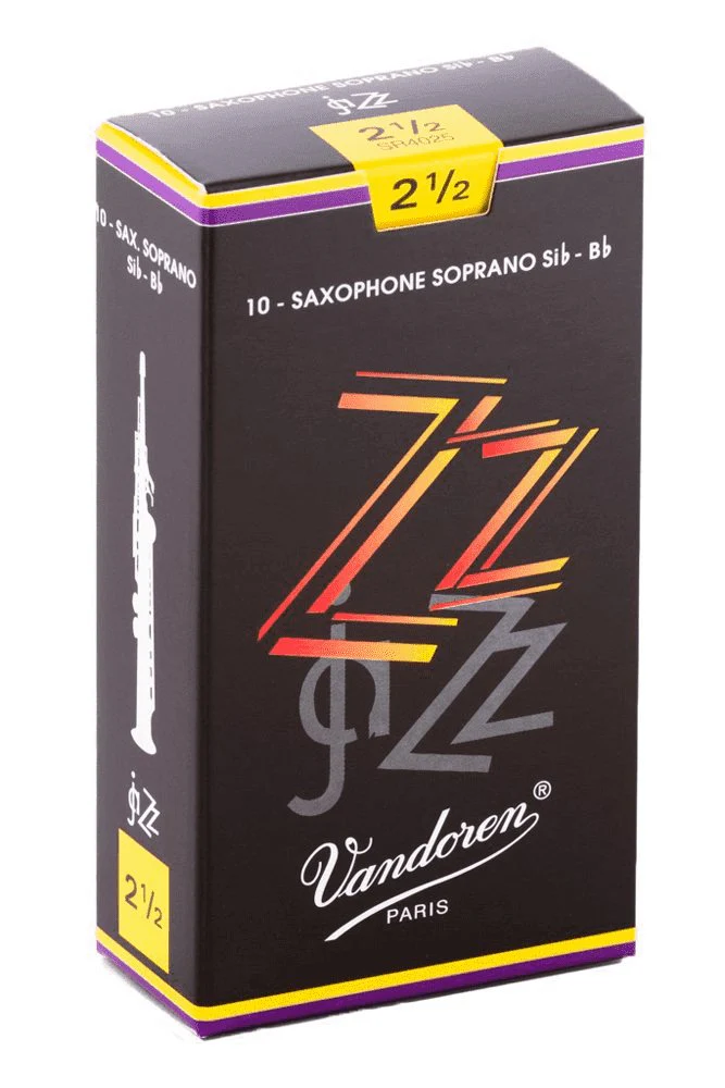 Vandoren ZZ - Soprano Saxophone Reeds - Box of 10