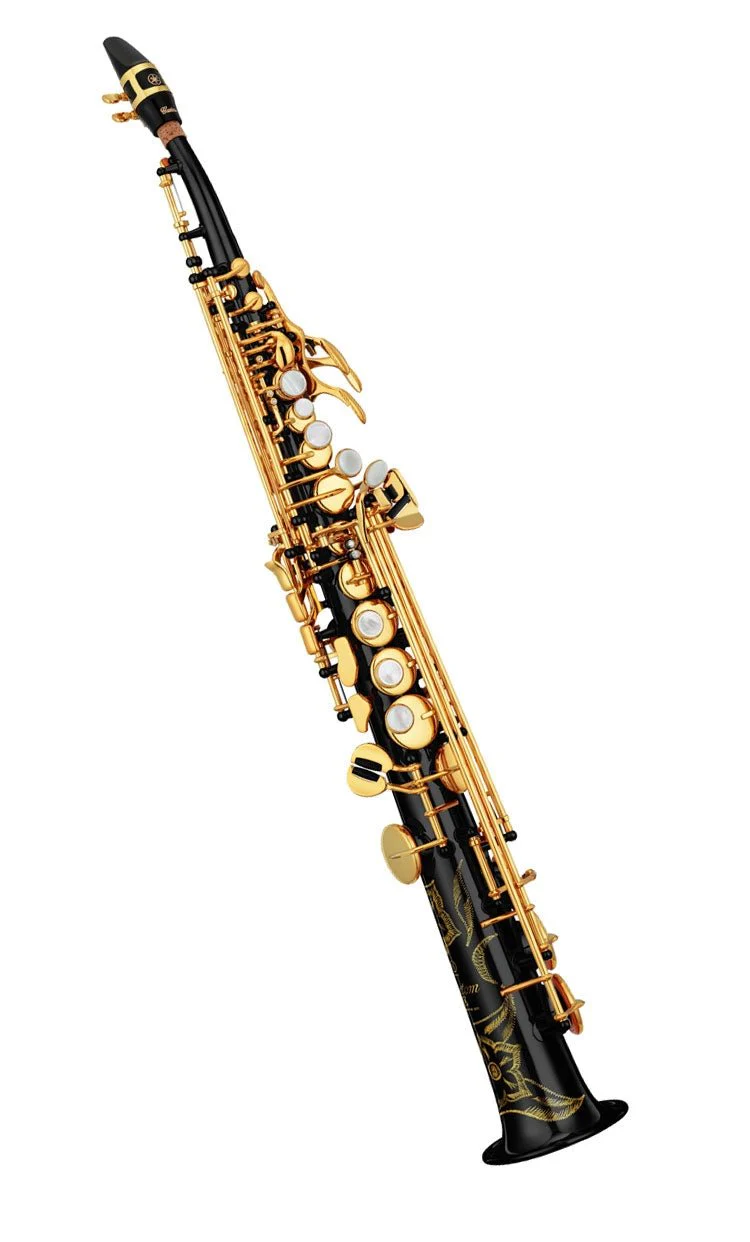 Yamaha Custom YSS-82ZRB - Curved Neck Soprano Saxophone - Black Lacquer