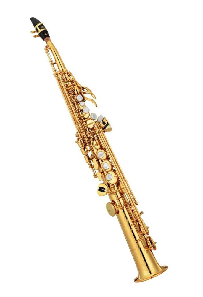 Yamaha Custom YSS-82ZR - Curved Neck Soprano Saxophone - Gold Lacquered