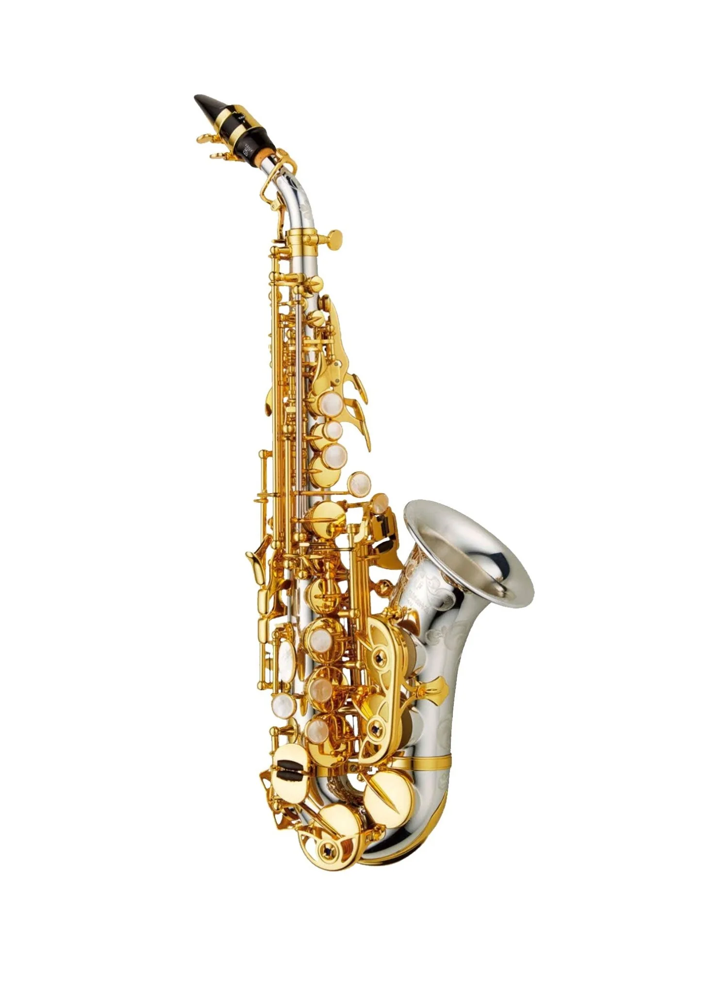 Yanagisawa SCWO37 Curved Soprano Saxophone - Solid Silver
